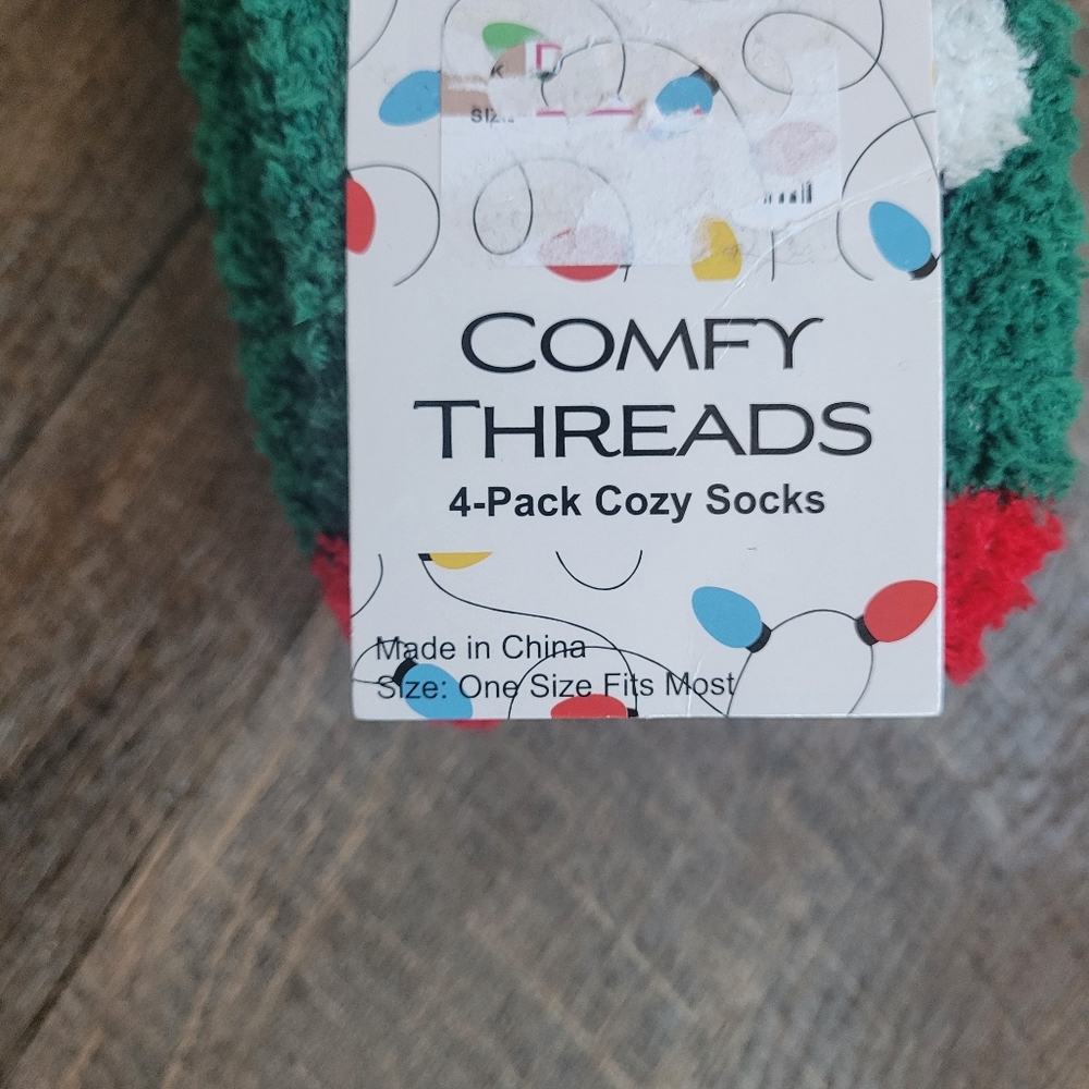 Comfy threads Socks 4 Pack - Picture 3 of 3